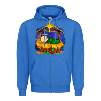 True Royal baby jesus Zipper Hoodie - MaliasSmallBusiness