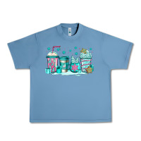 Pebble Blue winter Christmas tree cakes coffee Urban Heavy Tee - Jasminsmagicworld
