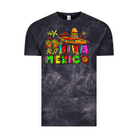 Cloud Black viva mexico Vintage Tee - AdoDesignShop