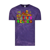 Cloud Purple viva mexico Vintage Tee - AdoDesignShop