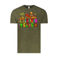 Vintage Olive viva mexico Vintage Tee - AdoDesignShop