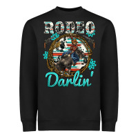 Black rodeo darling Heavyweight Sweatshirt - BarkalooDesign