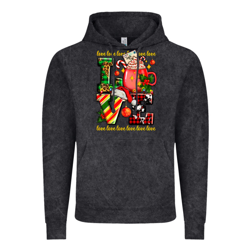 Love With Coffee Cup And Christmas Lights Vintage Hoodie by AdoDesignShop | Teevron