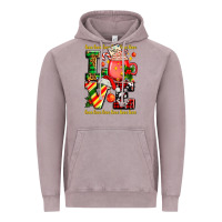Vintage Zinc love with coffee cup and christmas lights Vintage Hoodie - AdoDesignShop