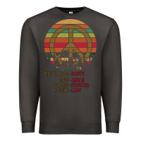 Smoke Birthplace Earth Race Human Peace Sign Hippie Premium Sweatshirt - Bettercallsaul
