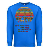 True Royal Birthplace Earth Race Human Peace Sign Hippie Premium Sweatshirt - Bettercallsaul