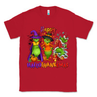 Red Happy Hallothanksmas Classic Tee - NancyCooperArtShop