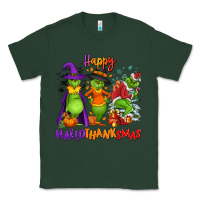 Sports Green Happy Hallothanksmas Classic Tee - NancyCooperArtShop