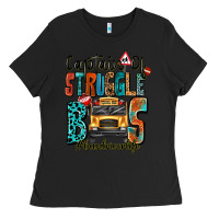 Black captain of struggle bus busdriver life Ladies Tee - texasbilliewilder