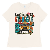 Bone captain of struggle bus busdriver life Ladies Tee - texasbilliewilder