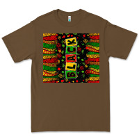 Cacao Black license letters  juneteenth Premium Tee - Zillion Design Studio
