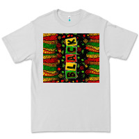 Dove Grey Black license letters  juneteenth Premium Tee - Zillion Design Studio