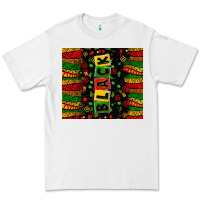 White Black license letters  juneteenth Premium Tee - Zillion Design Studio