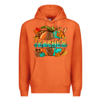 Teacher Pumpkin Premium Hoodie | Teevron