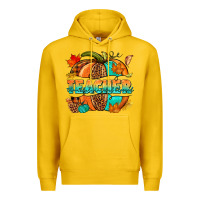 Lemon Teacher pumpkin Premium Hoodie - NancyCooperArtShop