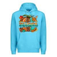 Ocean Blue Teacher pumpkin Premium Hoodie - NancyCooperArtShop