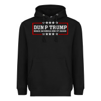 Black Dump Trump Heavyweight Hoodie - Bettercallsaul