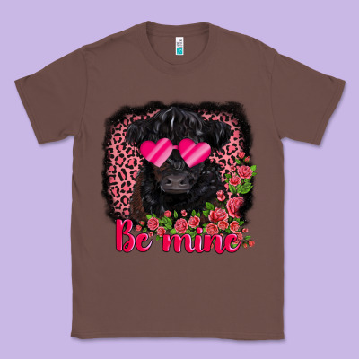Be Mine Belted Galloway Classic Tee Designed By Adodesignshop