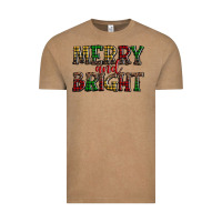 Vintage Coffee merry and bright Vintage Tee - AdoDesignShop