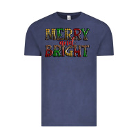 Vintage Denim merry and bright Vintage Tee - AdoDesignShop