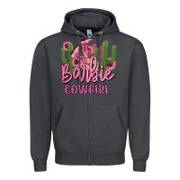 Smoke barbie cowgirl Zipper Hoodie - MaliasSmallBusiness