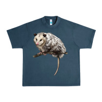 Midnight Navy opossum Urban Heavy Tee - LillyAllenDesigns