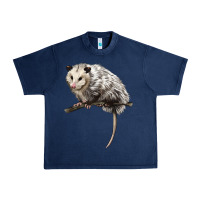 Navy opossum Urban Heavy Tee - LillyAllenDesigns
