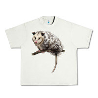 Pistachio opossum Urban Heavy Tee - LillyAllenDesigns