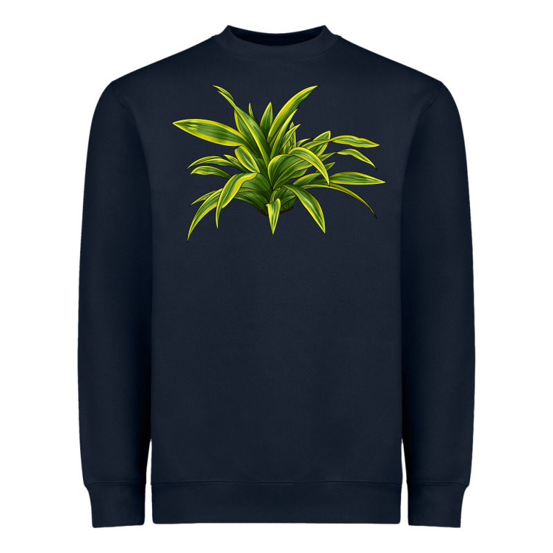 Lemon Lime Dracaena Leaf Heavyweight Sweatshirt by LillyAllenDesigns | Teevron