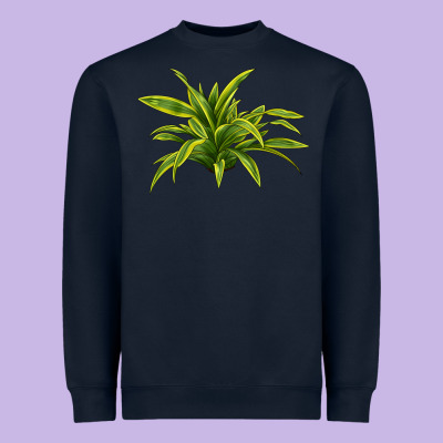 Lemon Lime Dracaena Leaf Heavyweight Sweatshirt Designed By Lillyallendesigns