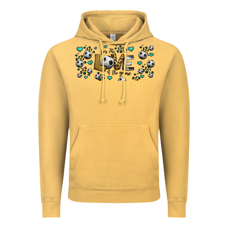 For The Love Of The Game Soccer Vintage Hoodie by Jasminsmagicworld | Teevron