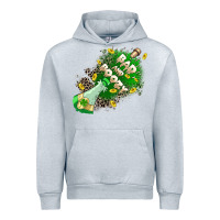 Heather Grey Bad and boozy Urban Hoodie - CowGirlArtShop