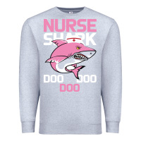 Heather Grey Nurse Shark Doo Doo Doo Premium Sweatshirt - Bettercallsaul