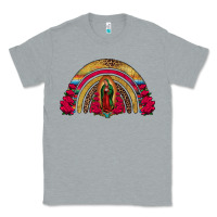 Heather Grey lady of guadalupe rainbow Classic Tee - Jasminsmagicworld