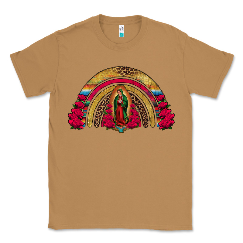 Lady Of Guadalupe Rainbow Classic Tee by Jasminsmagicworld | Teevron