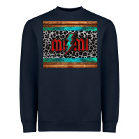 Navy leopard lightning bolt mimi mother's day Heavyweight Sweatshirt - Jasminsmagicworld