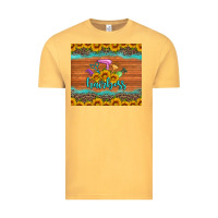 Vintage Mustard hairboss 200z skinny sunflowers leopard hairdresser Vintage Tee - Artiststas