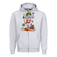 Heather Grey brother elf Zipper Hoodie - MaliasSmallBusiness