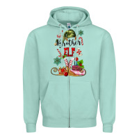 Seafoam brother elf Zipper Hoodie - MaliasSmallBusiness