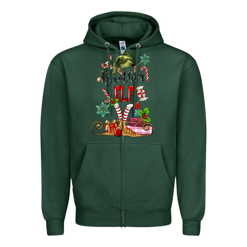 Brother Elf Zipper Hoodie by MaliasSmallBusiness | Teevron