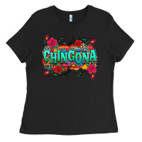 Black chingona Ladies Tee - texasbilliewilder