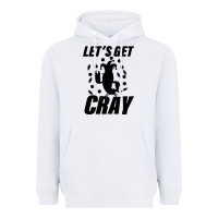 White Let's Get Crazy Heavyweight Hoodie - Bettercallsaul