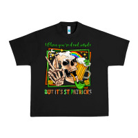 Black when you're dead inside but it's st patricks Urban Heavy Tee - Jasminsmagicworld
