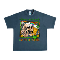 Midnight Navy when you're dead inside but it's st patricks Urban Heavy Tee - Jasminsmagicworld