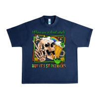 Navy when you're dead inside but it's st patricks Urban Heavy Tee - Jasminsmagicworld