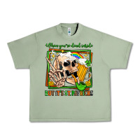 Oil Green when you're dead inside but it's st patricks Urban Heavy Tee - Jasminsmagicworld