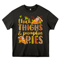 Asphalt thick thighs and pumpkin pies Heavy Core Tee - Zillion Design Studio