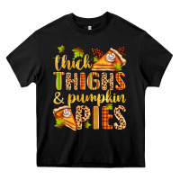 Black thick thighs and pumpkin pies Heavy Core Tee - Zillion Design Studio