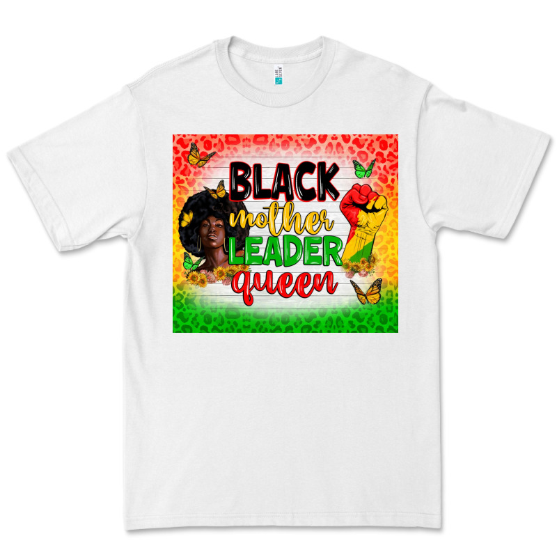 Black Mother Leader Premium Tee by Zillion Design Studio | Teevron