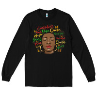 Black afro diva Long Sleeve Tee - MaliasSmallBusiness
